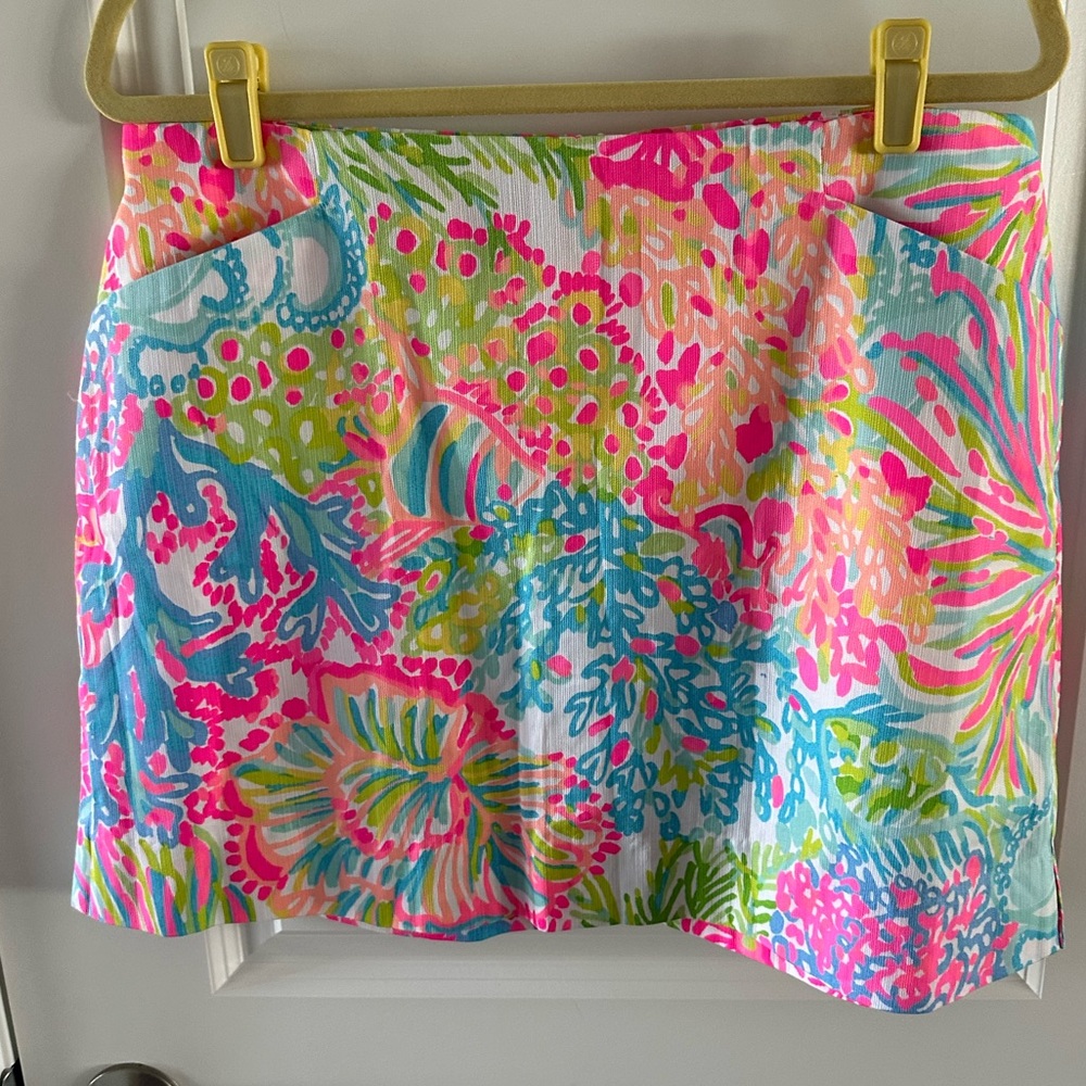 Lilly Pulitzer, cotton spandex, skort size 12
